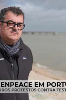 Toni Melajoki Roseiro, diretor da Greenpeace Portugal